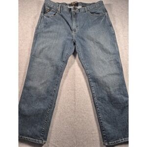 ARIAT men's Rebar M4 Low Rise Boot Cut Denim 42/30